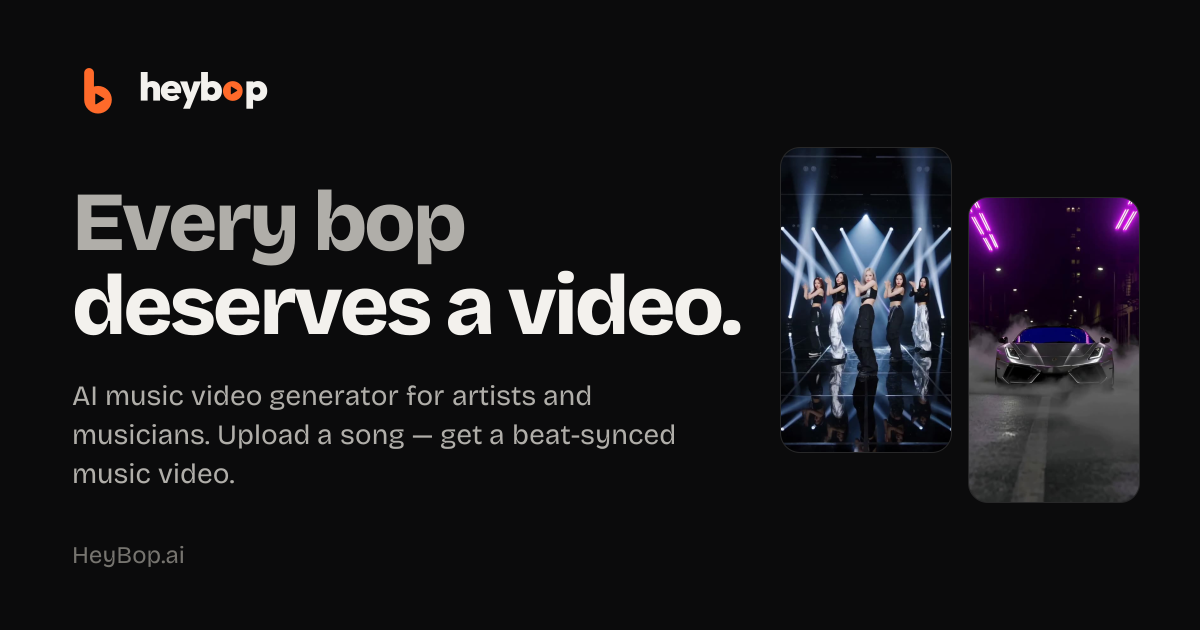 Make a Stylized Vertical Music Video from Your Song - Heybop